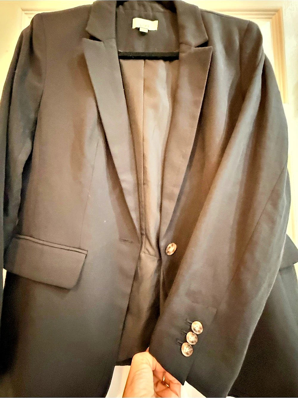 LOFT Black Blazer Size 8